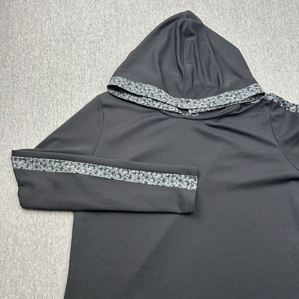 FootJoy Lightweight Golf Hoodie‎ Black Long Sleeve Womens Medium Pullover Shirt